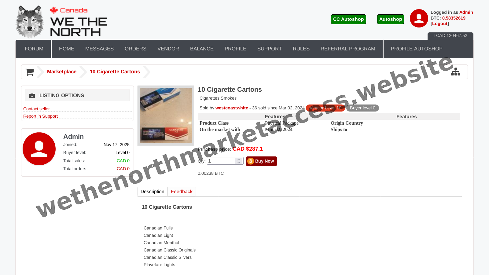 Main Market Dashboard